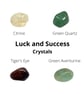 CRYSTALS FOR LUCK and Success, Crystals Set, For Good Luck, Crystals Gift, Gems