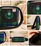 Harris Tweed Tartan Crossbody Bag with Thistle 