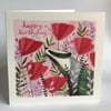 Poppy Badger Card