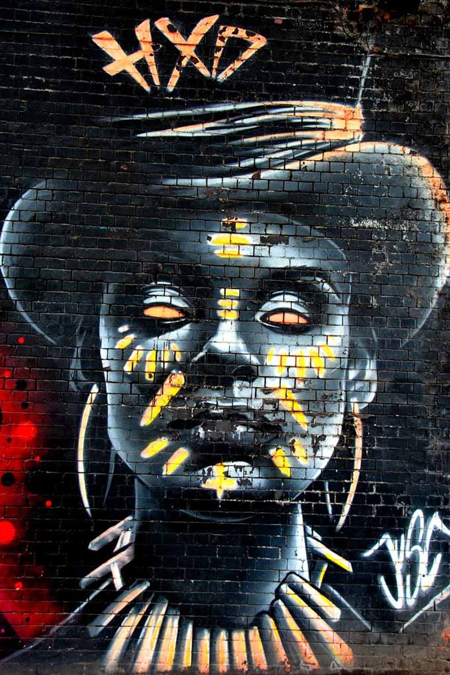 Street Art Graffiti Mural Digbeth Birmingham UK Photograph Print