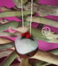Christmas Pudding Felt Bauble - Image 1