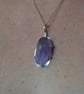 Silver and Amethyst pendant