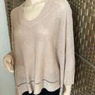 Throwover Tunic in Linen and Viscose