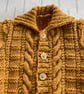 Patterned cardigan with collar - Image 5