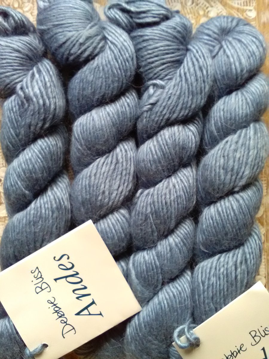 200g DEBBIE BLISS ANDES ALPACA SILK powder blue - Folksy