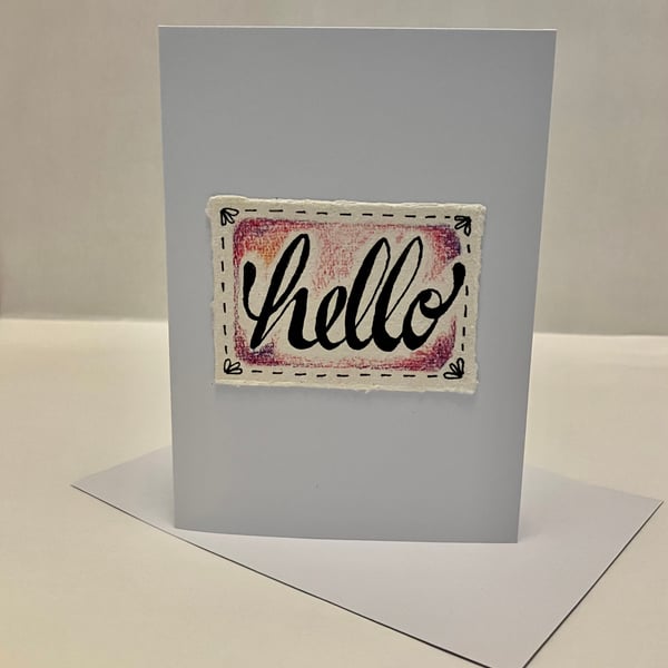 Hello Greeting Card