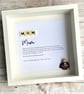 Mum Mother Scrabble Minifigures Frame Personalised 