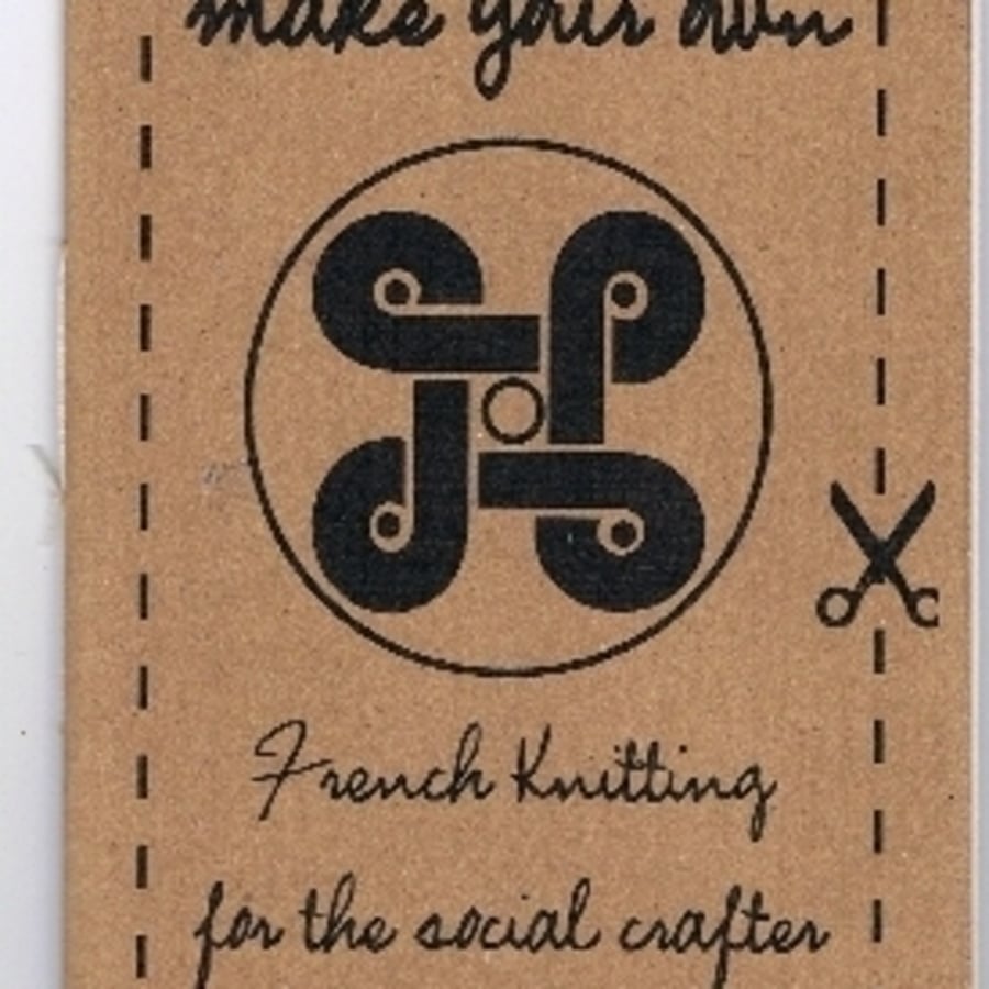 CLEARANCE - D.I.Y. French Knitting zine