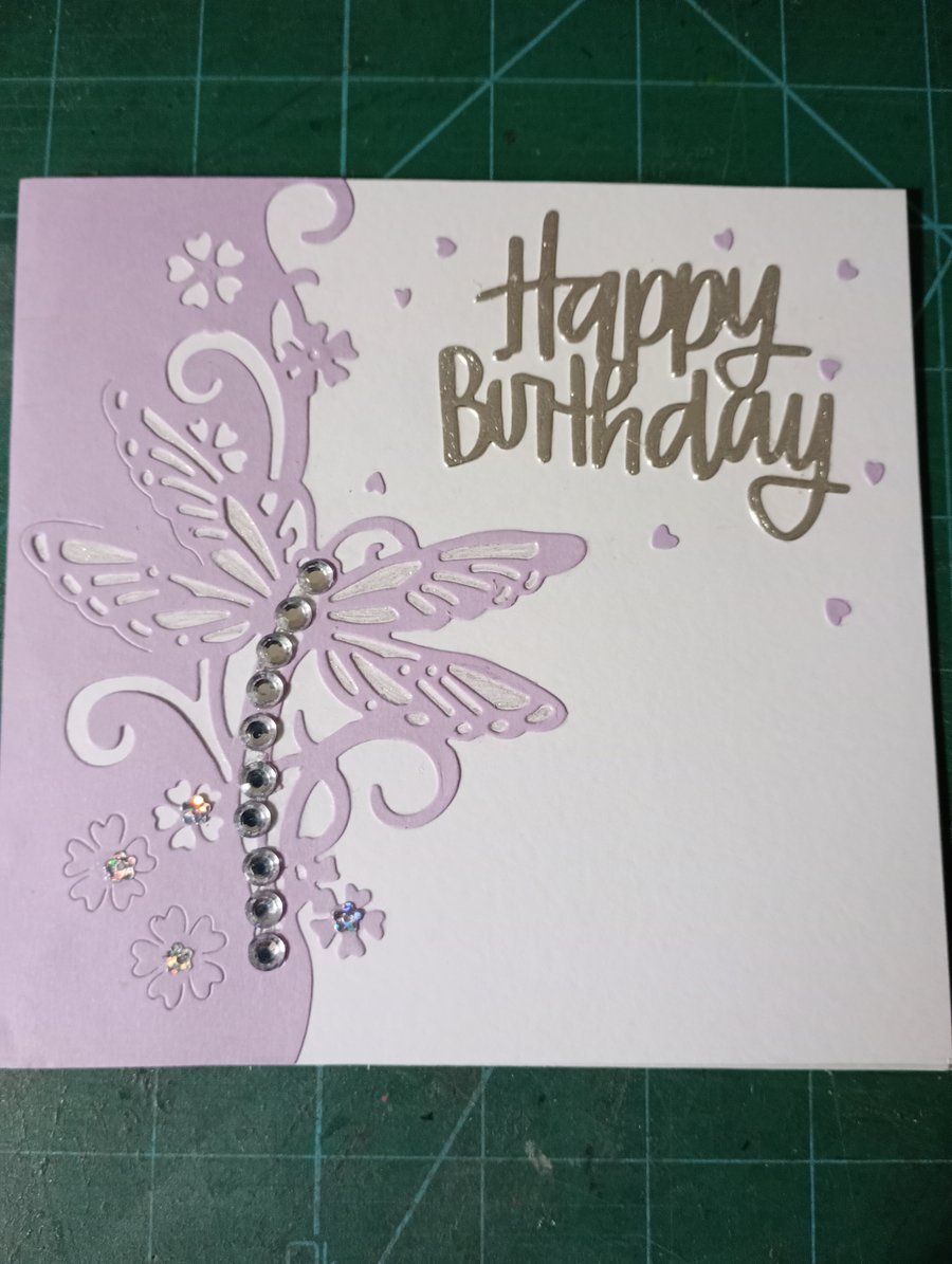 Dragonfly birthday card