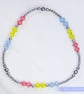 Bracelet pansexual pride sterling silver and Swarovski  - Image 5