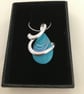 Handcrafted Wave Pendant - Image 2