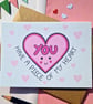 Valentines Day Card, Anniversary Card, Wife card, Husband card, Heart card - Image 5