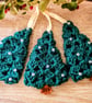 Crochet Granny Square Christmas Trees – Set of 3