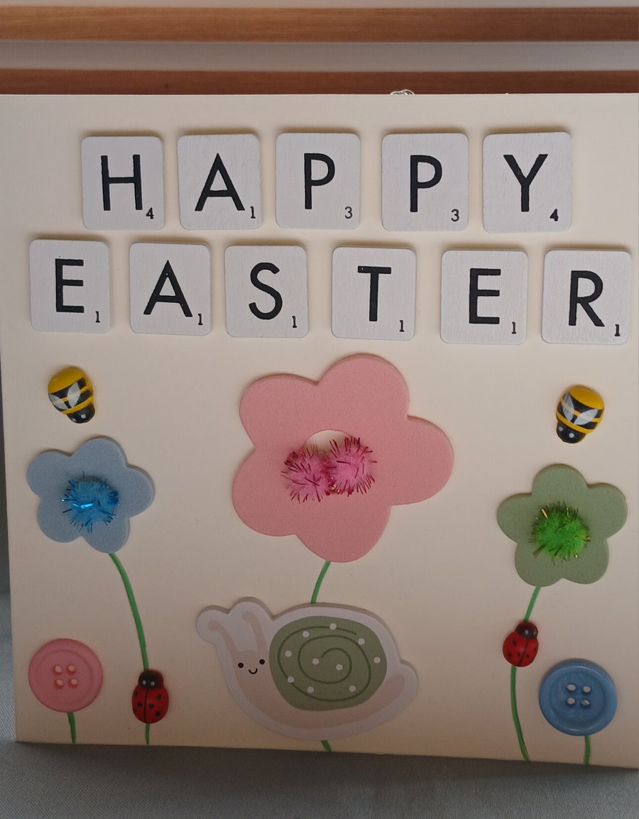 Handmade Easter card 