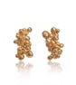 22 Carat Gold Plated Recycled Silver Granulation Earrings
