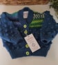 Bobble Design 90% minimum Merino Wool Baby Cardigan 3-9 months size - Image 2