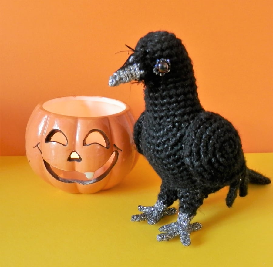 Crow Crochet Pattern UK terms