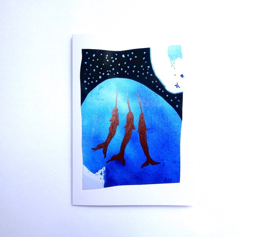 Narwhal Soul Card - READY TO SHIP