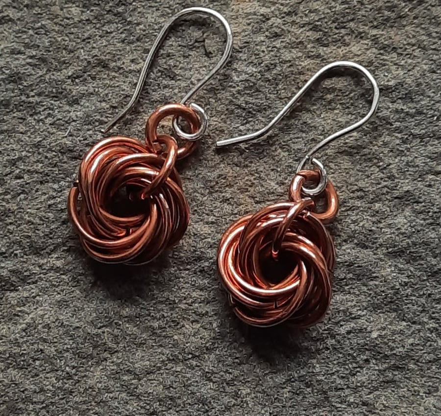 Copper Wire Earring