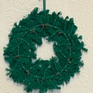 Macrame & Crystal Wreath