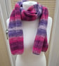 Hand knitted scarf 