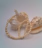 Necklace, Bracelet and Earrings Made Using Cream Pearls, Pearl Jewellery - Image 2