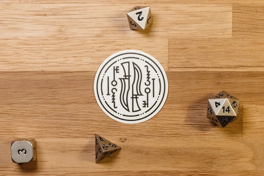 Rogue Sticker - accessories for D&D players