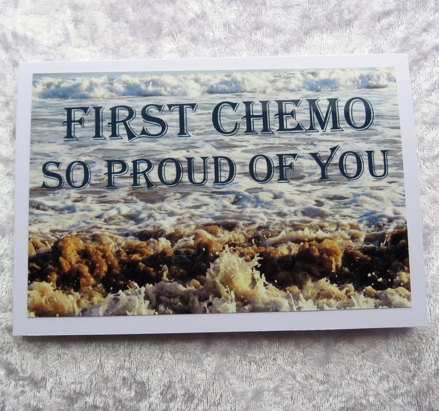 First Chemo card, cancer card