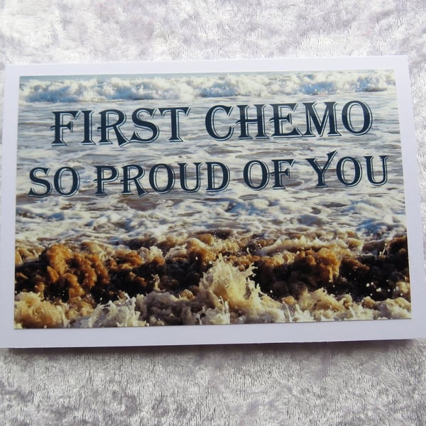 First Chemo card, cancer card