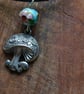 Toadstool pendant with cloissone bead - Image 9