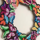 Butterfly wreath diamond painting kit