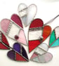 Stained Glass Patchwork Heart - Rose Pink - Image 5