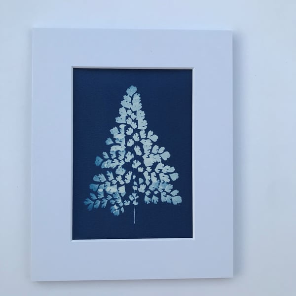 Fall in love with 'Romeo', an Original Cyanotype Photogram