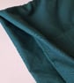 Forest green foldable shopping bag with a drawstring  - Image 7