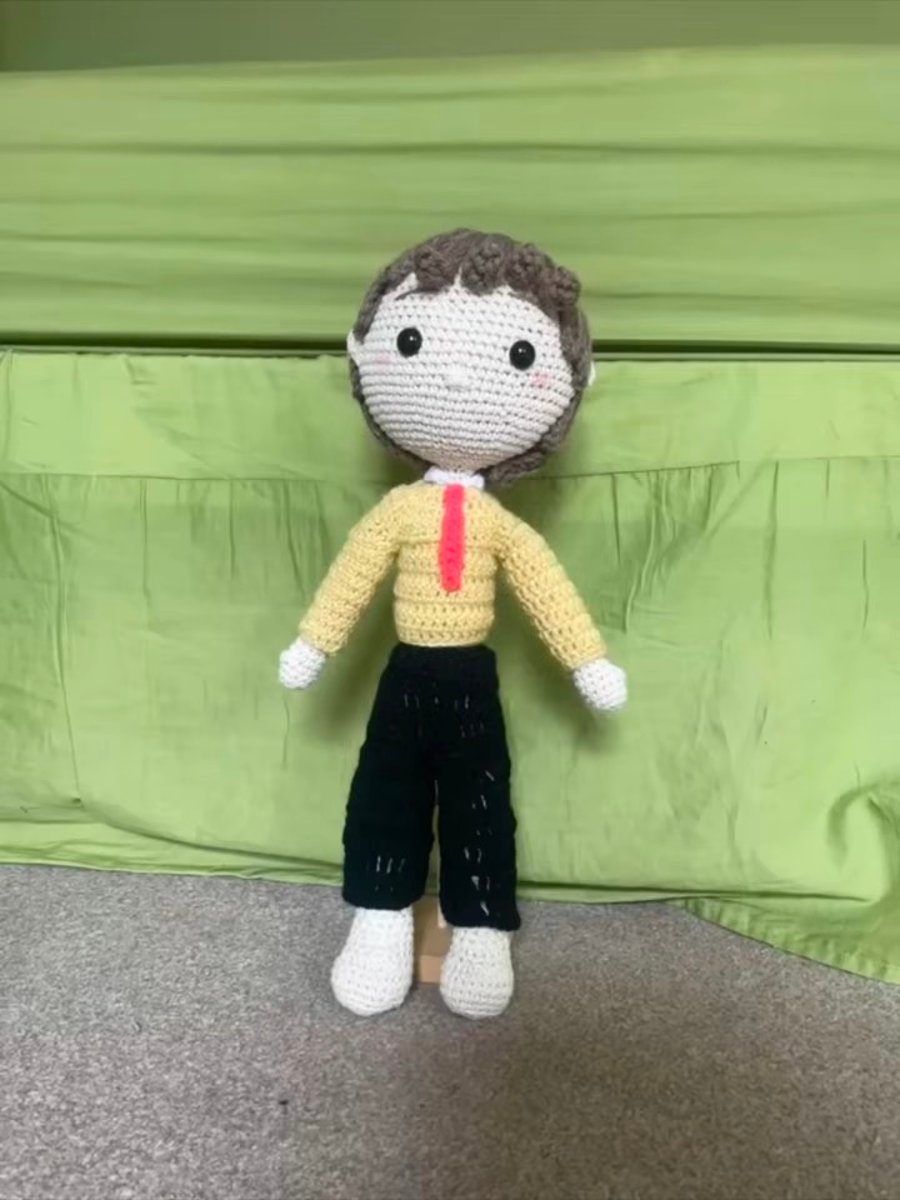 Harry Styles Handmade Crochet Doll