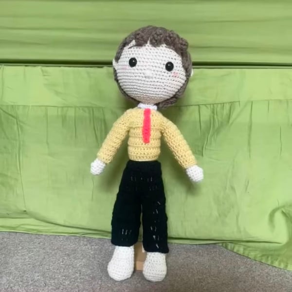 Harry Styles Handmade Crochet Doll