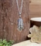 Handmade Silver Oak Leaf Necklace - Image 3