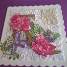 Original Hand Painted & Crafted Decoupage Card For All Occasions