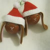 Rabbit Christmas Baubles REDUCED