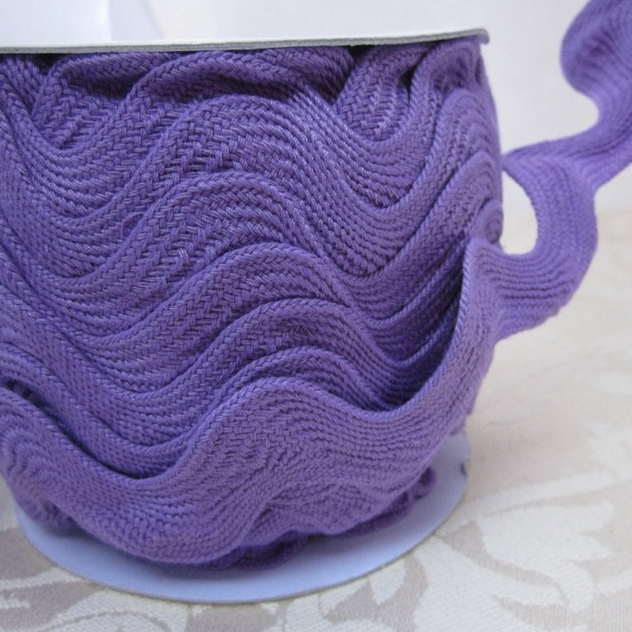 Extra Wide Lilac Purple Jumbo Ricrac