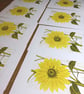 Sunflower - linoprint - Image 5