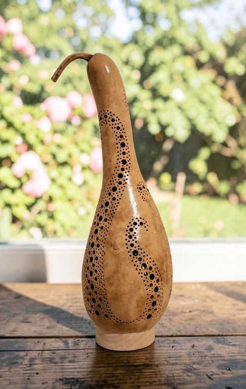 Long Swirls 2 Gourd Lamp Night Light