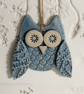 Special price Ceramic owl hanging decoration Pottery owl ceramic bird 