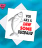 Jaws Shark Husband card for a Birthday, Anniversary or Valentines  Day - Image 3