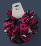 Handmade hair scrunchie with skull design - Image 1