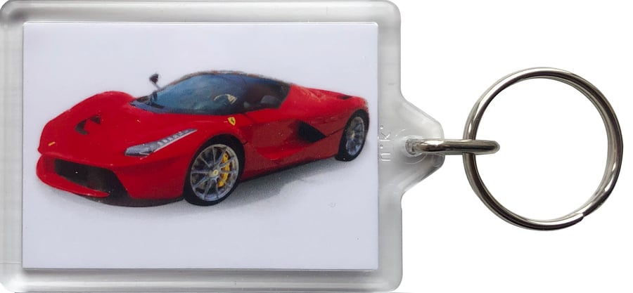 Ferrari ' La Ferrari' Hypercar 2014 - Keyring with 50x35mm Insert