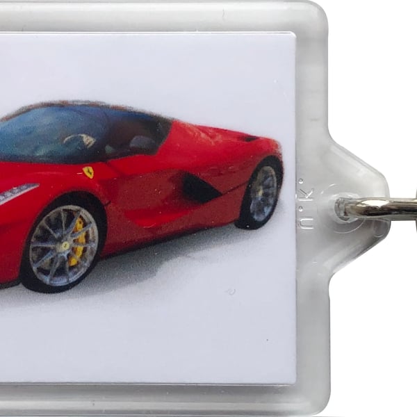 Ferrari ' La Ferrari' Hypercar 2014 - Keyring with 50x35mm Insert