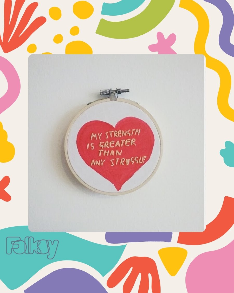 Perfectly Imperfect Embroidery