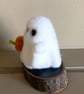 Cute Spook Ghost Halloween Needle Felted Ornament Gift - Image 4