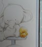 New Baby Boy Card - Blue Elephant  - Image 3